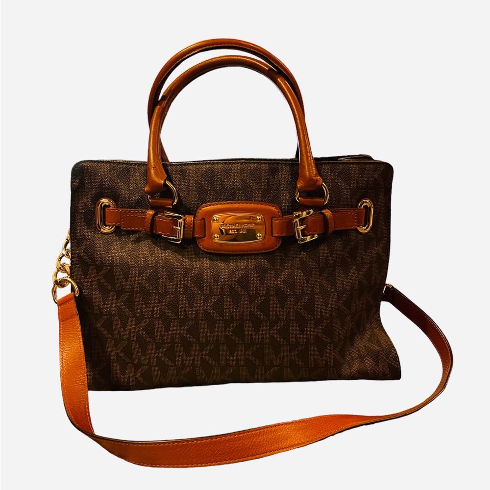 🆕 NWOT Michael Kors Hamilton Large Signature East West Tote - Large